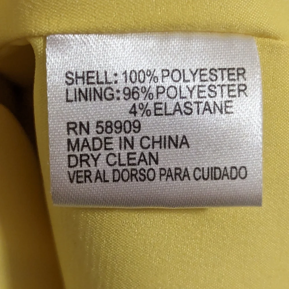 Gianni Bini skirt yellow floral asymmetrical hem size XL